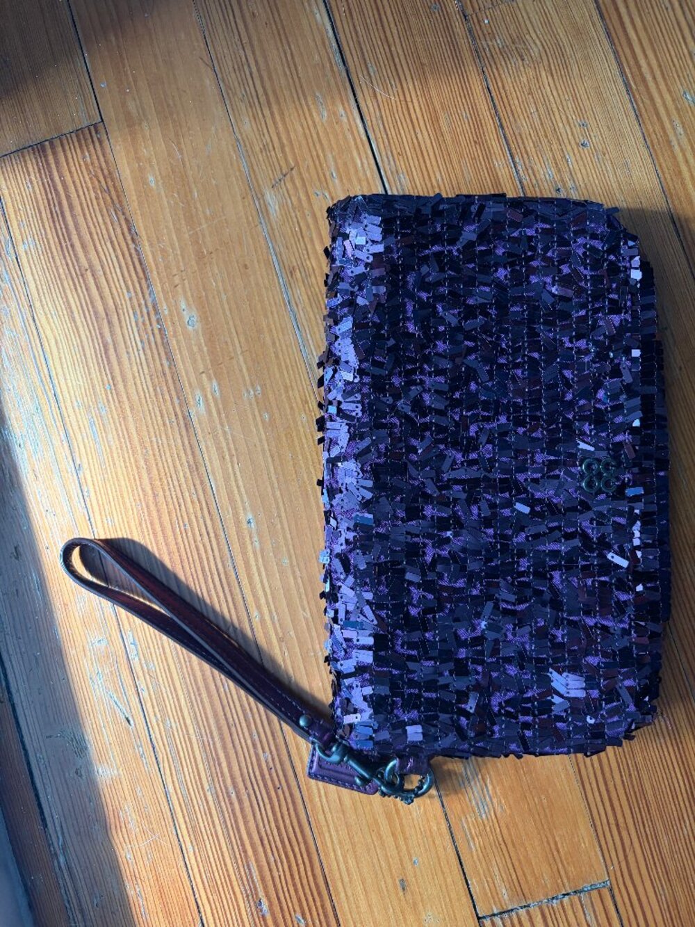 Purple Coach Bag